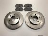 2 x Front Brake Disc & Pads for Jeep Cherokee (Liberty) 2002-2007 BRK/KJ/003A